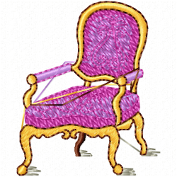 Chairs Embroidery Design 7 Chairs Embroidery Design 7